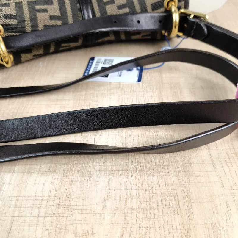 FENDI Crossbody Bag Crossbody Bag Monogram Canvas One Size 25 × 8 × 19 cm — detail view 5 of 13