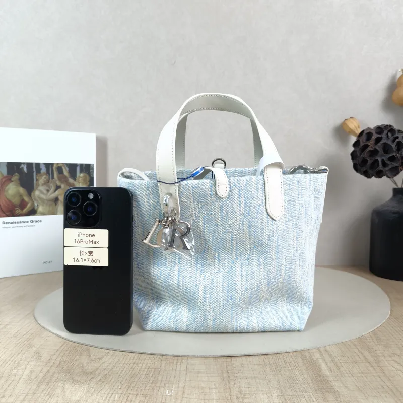 DIOR Top Handle Bag TOUJOURS Edition Canvas Small 18.5 × 12 × 18.5 cm — cover view 2 of 6