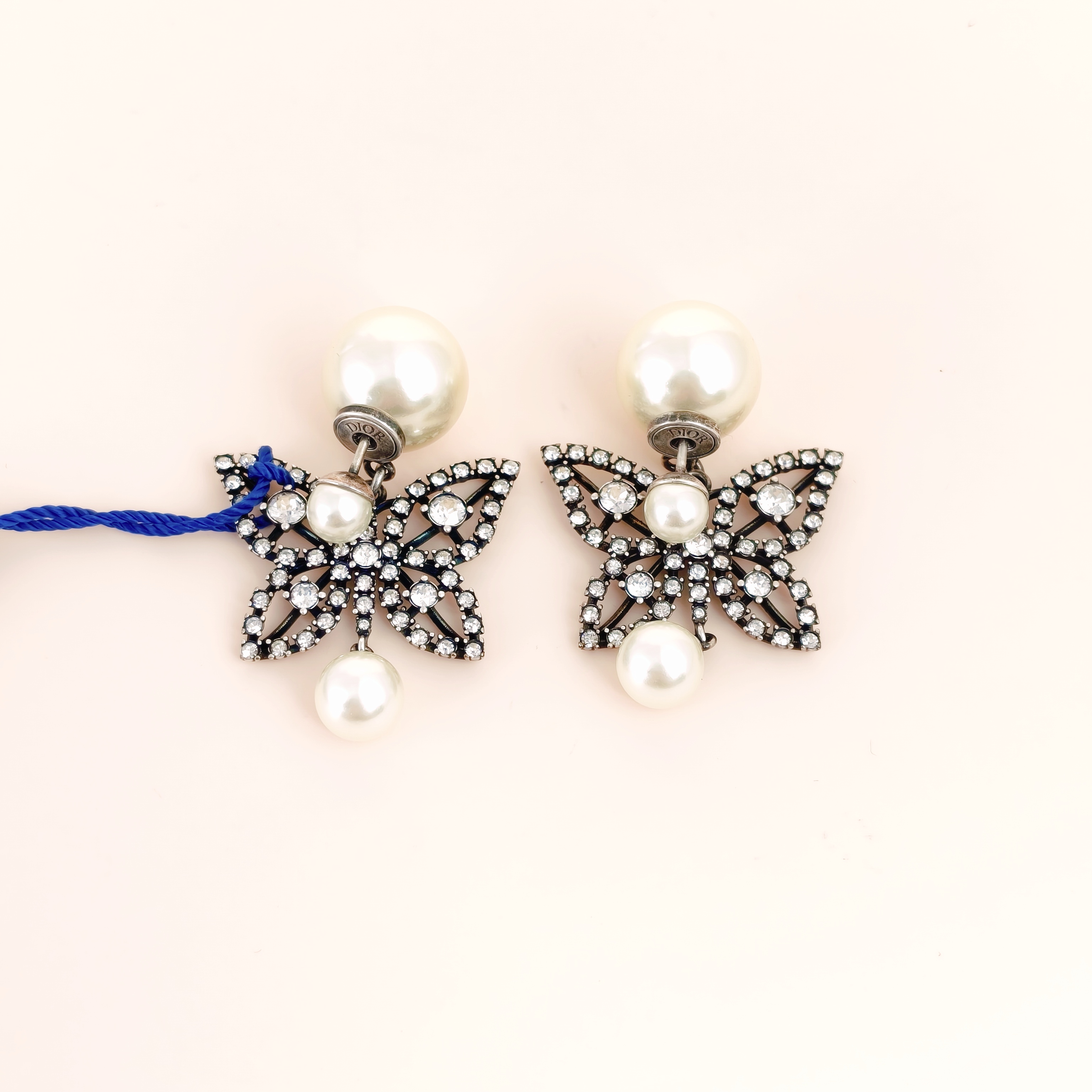 DIOR Earrings Earrings Black Pearl