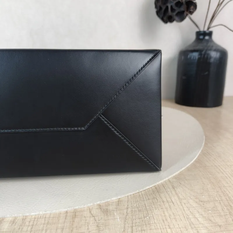BALENCIAGA Crossbody Bag Top Handle Crossbody Bag Black Calfskin One Size 28 × 12 × 23 cm — detail view 13 of 13