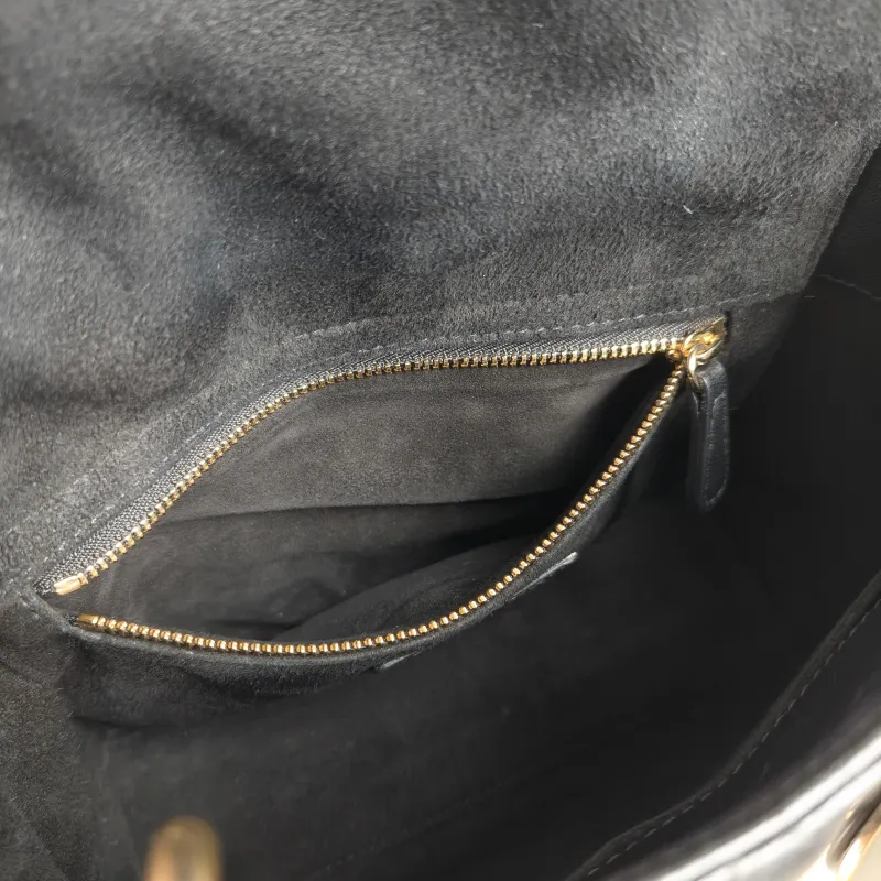 DIOR Top Handle Bag Lady Lady Dior Bag Black SL ambskin Small 20 × 8 × 18 cm — detail view 10 of 11