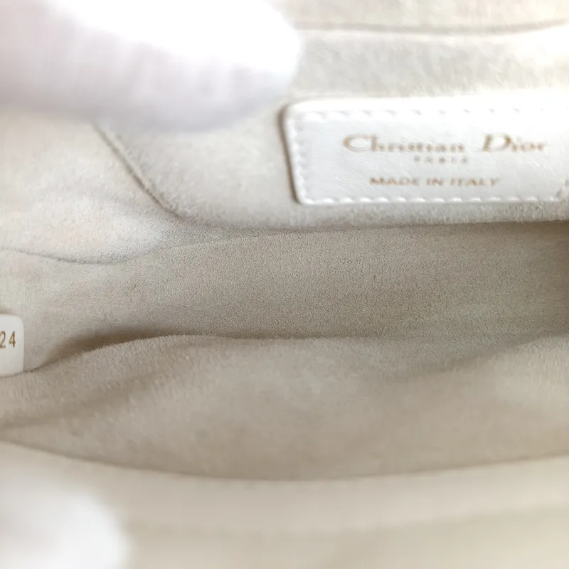 DIOR Crossbody Bag Jolie Top Handle Pearl Crossbody Bag White Calfskinmini19 × 7 × 12 cm — detail view 11 of 14