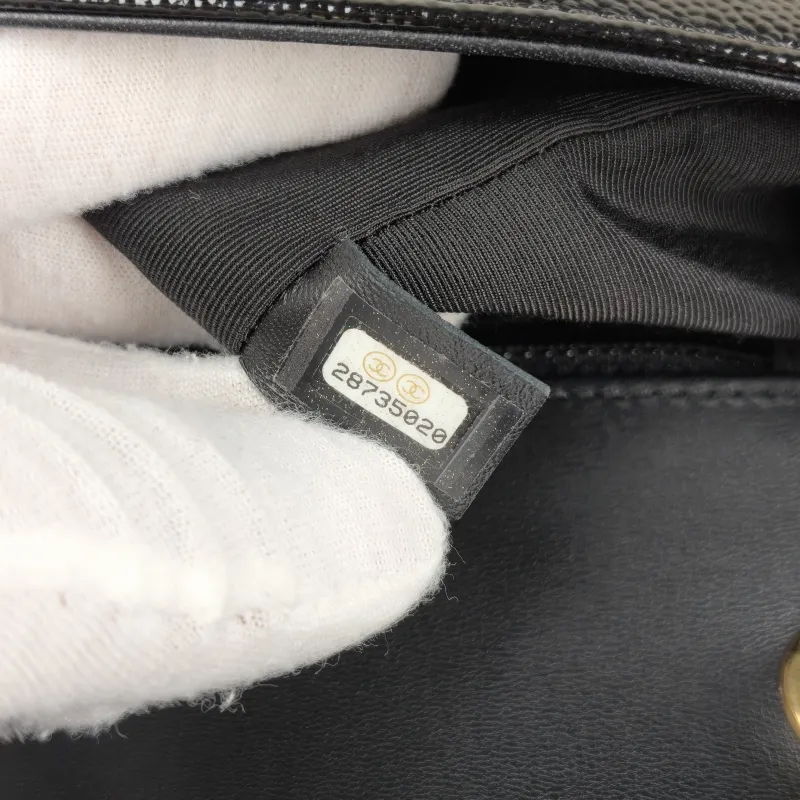 Chanel Crossbody Bagcf Collection Crossbody Bag Black Calfskin One Size22 × 6 × 16 cm — detail view 9 of 14