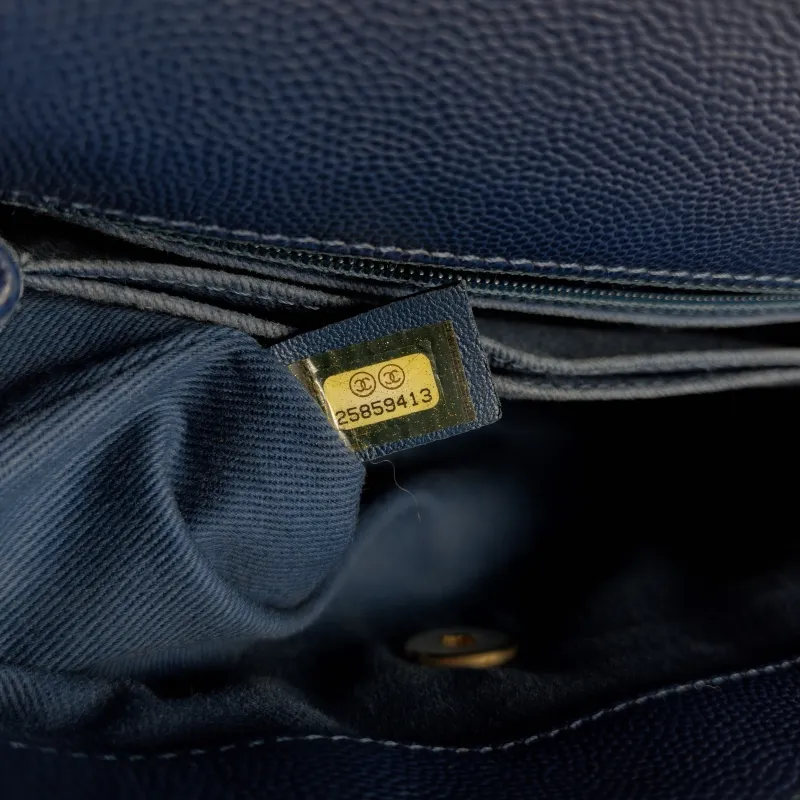 Chanel Top Handle Bag Coco Handle​ Grained Calfskin Small 24 × 10 × 14 cm 25 — detail view 10 of 12