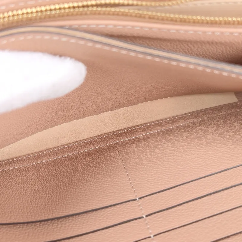 DELVAUX Crossbody Bag Brillant Long Wallet Chain woc Brown Calfskin Mini 21 × 3 × 12 cm — detail view 4 of 10