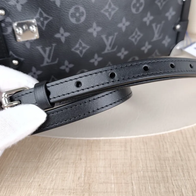 Louis Vuitton Crossbody Bag Side Trunk East West Box Monogram PVC Medium 28 × 7 × 15 cm — detail view 9 of 14
