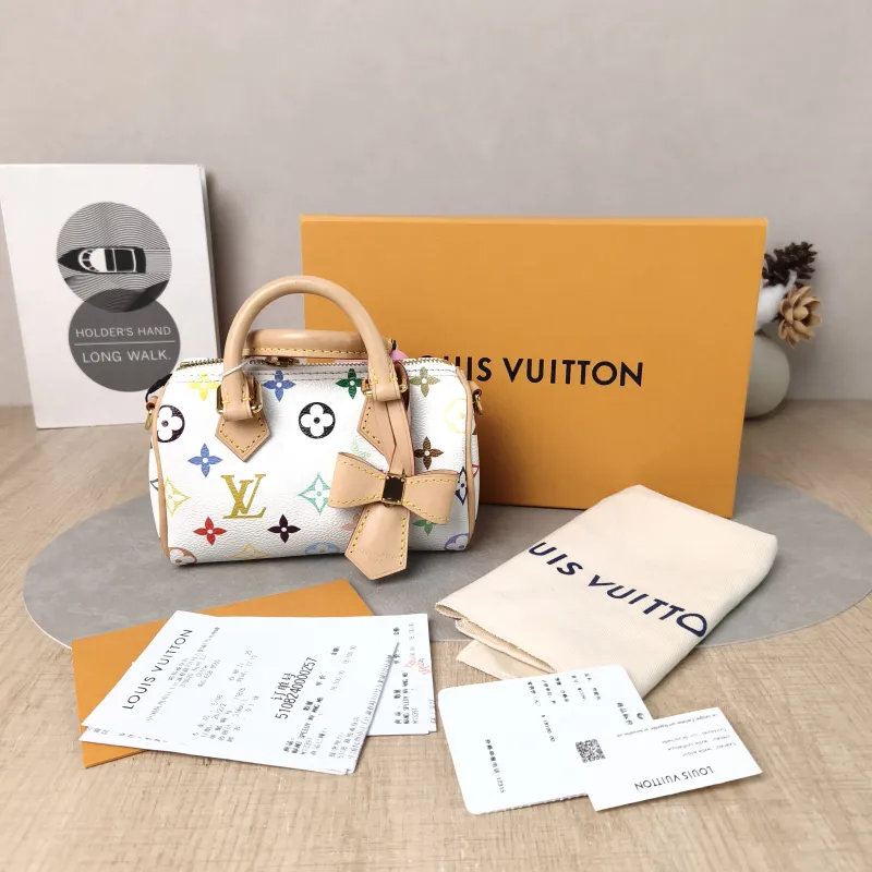 Louis Vuitton Crossbody Bag Speedy Nano Multicolore PVC nano 16 × 7.5 × 10 cm — cover view 6 of 6