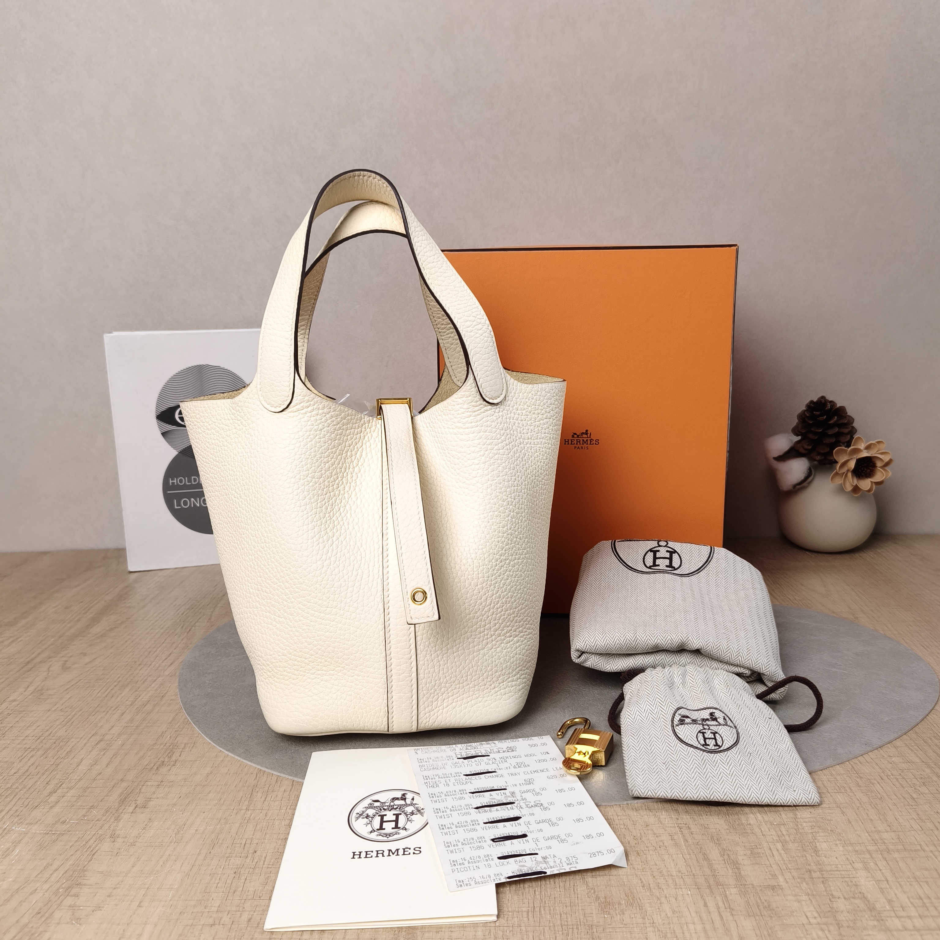Hermès Top Handle Bag Picotin Lock 18 18 TC Calfskin Small18 × 13 × 18 cm — cover view 5 of 6