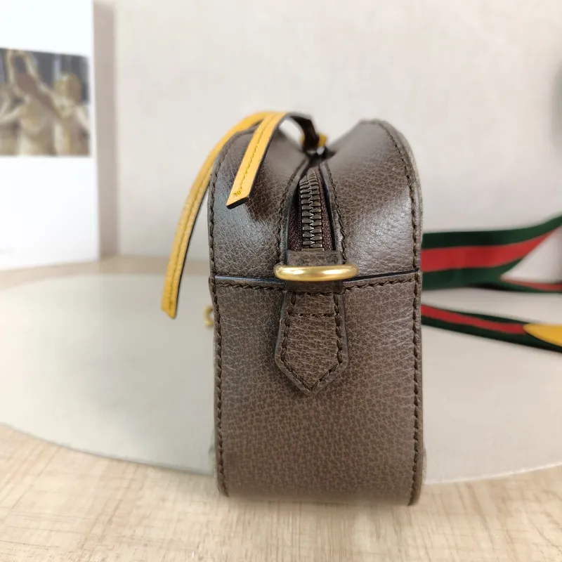 GUCCI Crossbody Bag Neo Vintage Camera Bag Monogram PVC Medium 24 × 7 × 14.5 cm — detail view 7 of 10