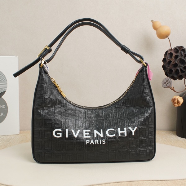GIVENCHY cut-out Moon Small Black Calfskin · 27 × 7 × 14 cm