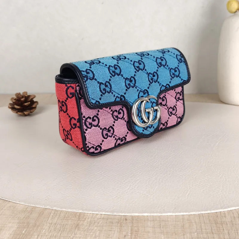 GUCCI Crossbody Bag GG Marmont Mini Marmont Mini Canvasmini16.5 × 4.5 × 9.5 cm — cover view 4 of 5