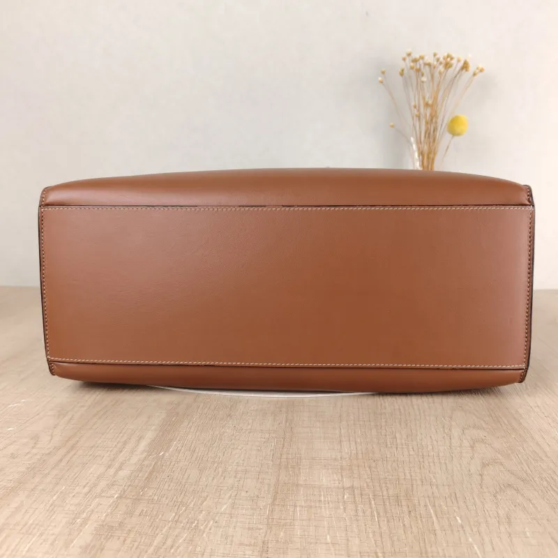CELINE Shoulder Bag Cabas 16 Tote Bag Caramel Calfskin Large37 × 14 × 26 cm — cover view 3 of 5