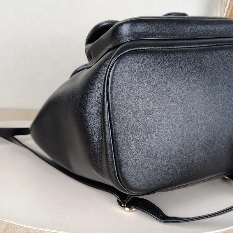Chanel Backpack Duma Black Grained Calfskin Large21 × 13 × 23 cm — detail view 5 of 13