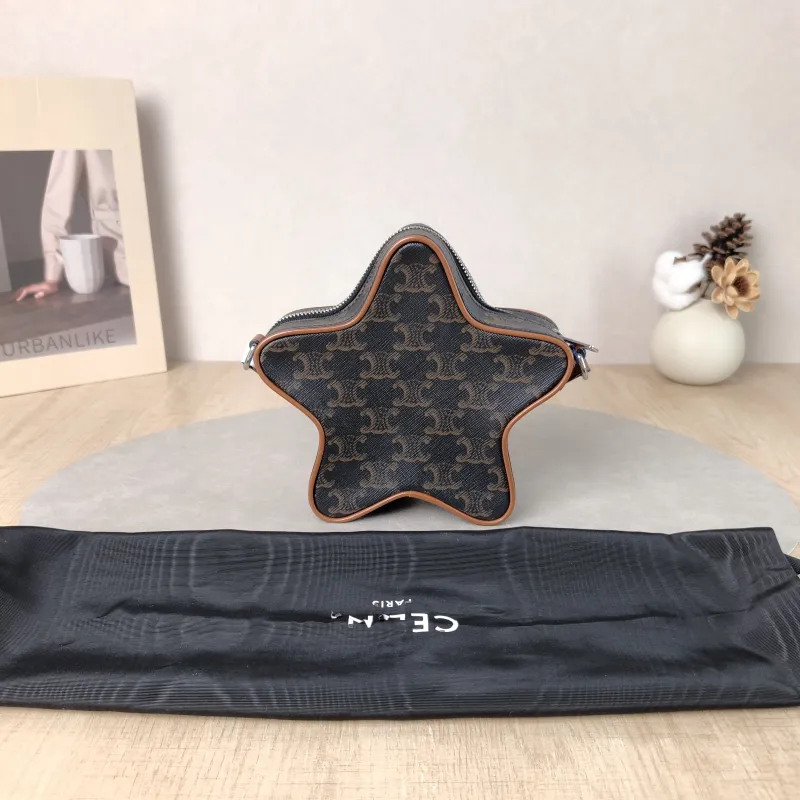 CELINE Crossbody Bag Etoile Monogram PVC Small 18 × 5 × 17 cm — cover view 5 of 6