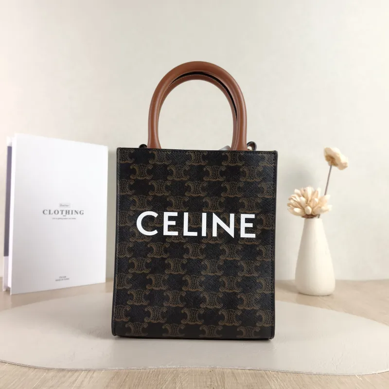 CELINE Crossbody Bag CABAS Mini Monogram PVC Mini 17 × 4 × 20.5 cm