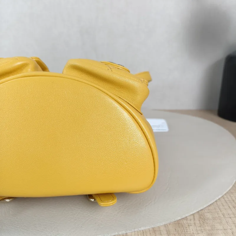 Chanel Backpack Duma Yellow Calfskin Small16.5 × 10 × 17.5 cm — detail view 2 of 12