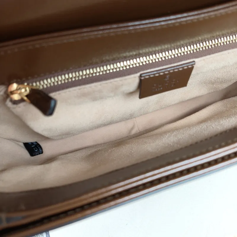 GUCCI Shoulder Bag Horsebit 1955 Horsebit Medium Monogram PVC Medium25 × 8 × 18 cm — detail view 5 of 12