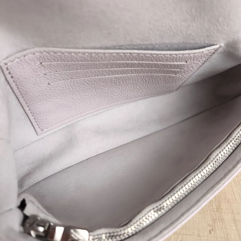 Louis Vuitton Crossbody Bag IVY Grey · White Monogram Empreinte Embossed Calfskin Small 23.5 × 4.3 × 12 cm — detail view 11 of 11