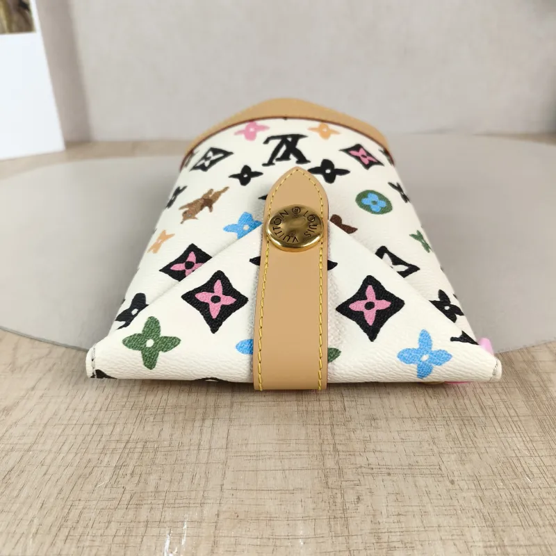 Louis Vuitton Crossbody Bag ENVELOPE POUCH Yellow PVC Mini 12.5 × 8.5 × 18 cm — detail view 13 of 13
