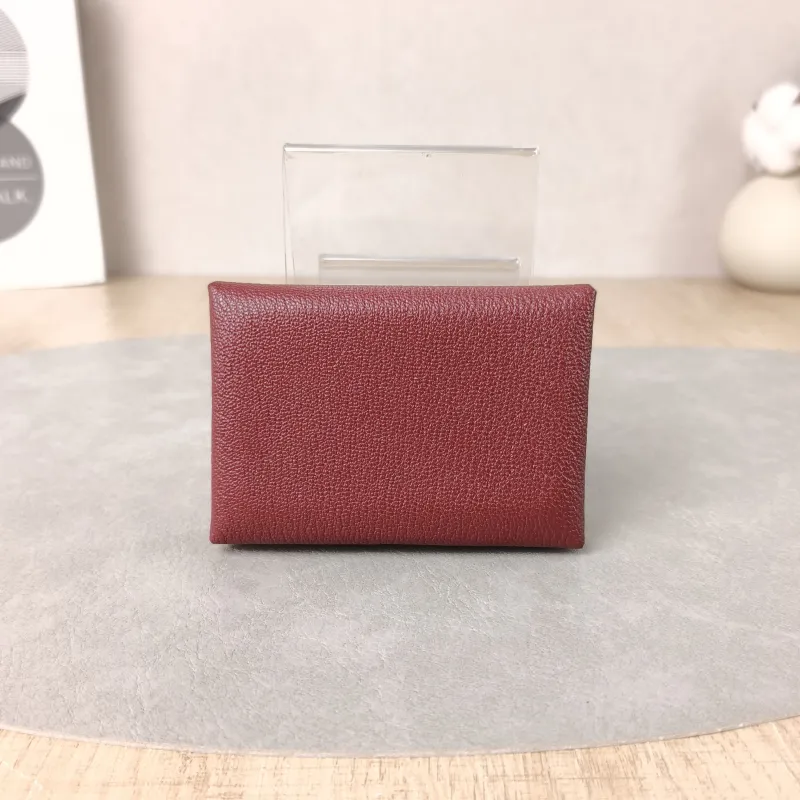 Hermès Wallet Calvi Duo Cardholder Lambskin One Size10.5 × 1.5 × 7.5 cm — cover view 4 of 5