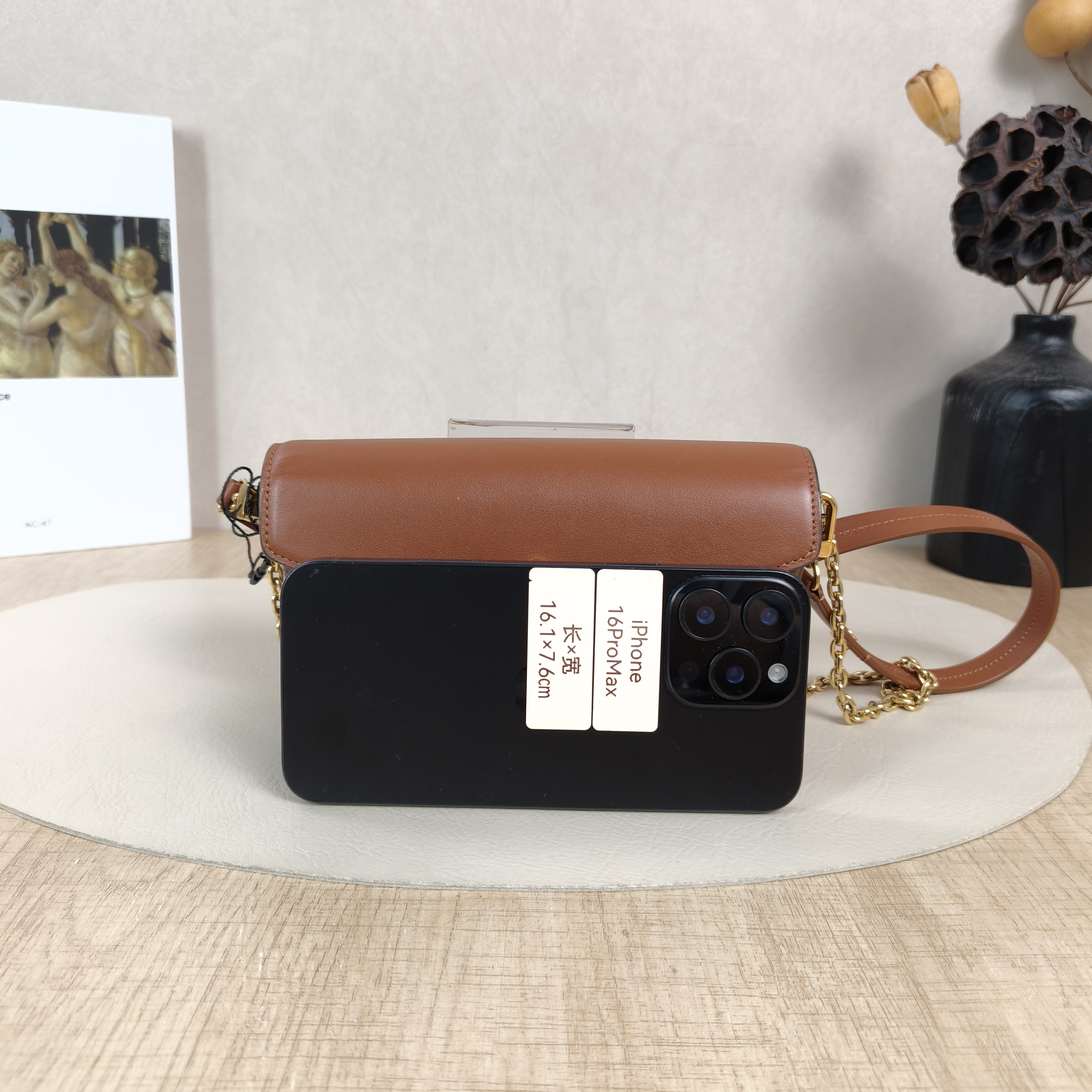 Louis Vuitton Shoulder Bag PADLOCK ON STRAP Brown PV Cmini19 × 3 × 11 cm — cover view 3 of 5
