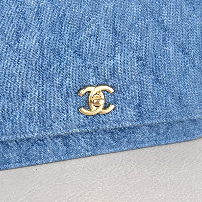 Chanel Crossbody Bag CF WOCWOC Bag Blue Mini 19.2 × 3.5 × 12.3 cm — detail view 5 of 13