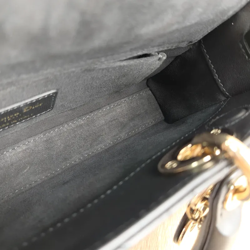 DIOR Top Handle Bag Lady D-Joy Black Lambskin Small 22 × 6 × 11 cm — detail view 1 of 10