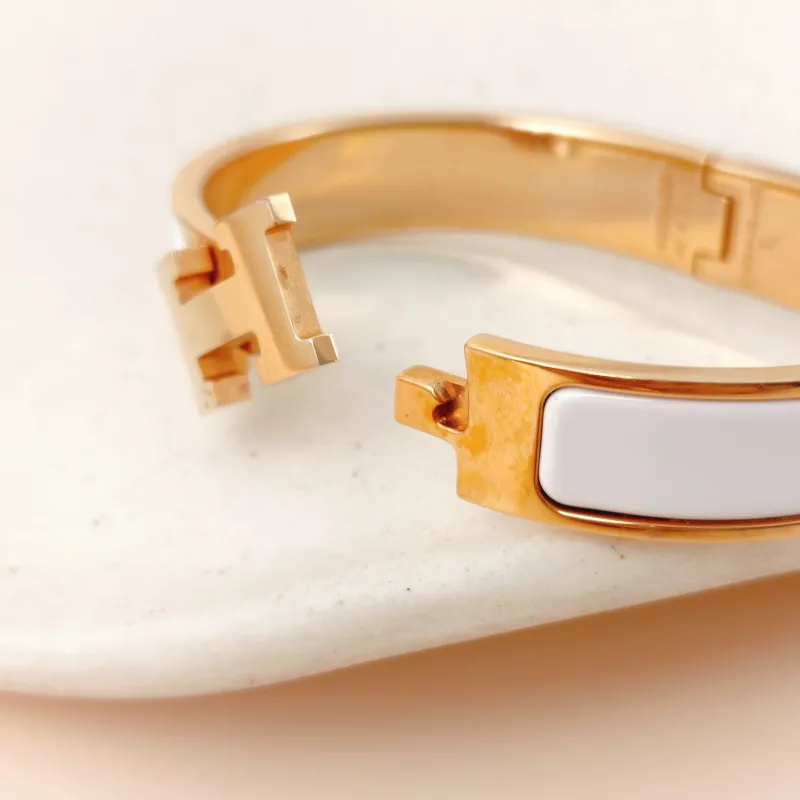 Hermès Bangle Clic HB angle White One Size 15.8cm — cover view 9 of 11