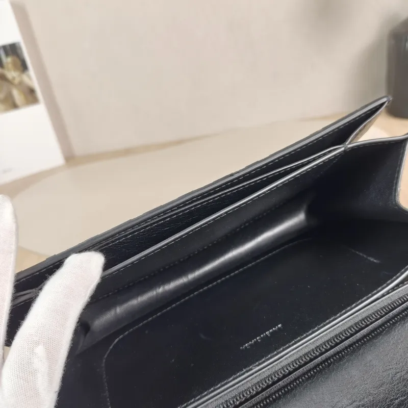 BALENCIAGA Shoulder Bag GOSSIP Black CC alfskin Small 23.5 × 10.5 × 12.5 cm — detail view 1 of 12