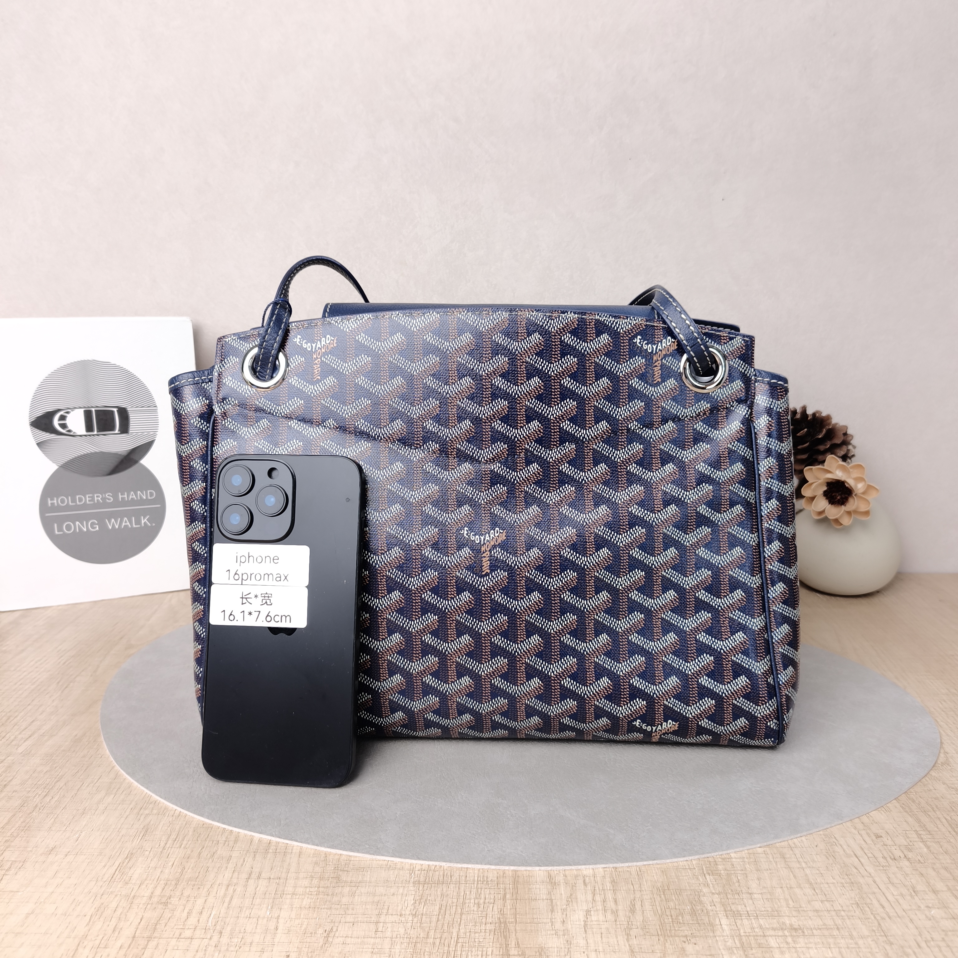 GOYARD Shoulder Bag Rouette Shoulder Bag Blue PVC Small31 × 14 × 23 cm — cover view 4 of 6