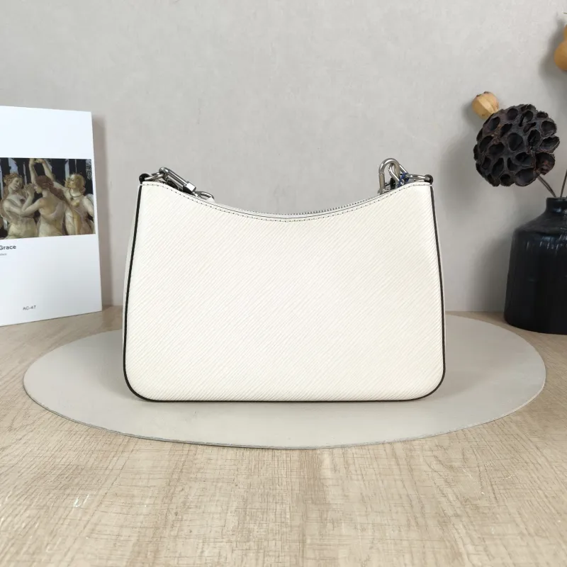Louis Vuitton Crossbody Bag MARELLE White Epi Embossed Calfskin Small 25 × 8 × 15 cm — cover view 5 of 5