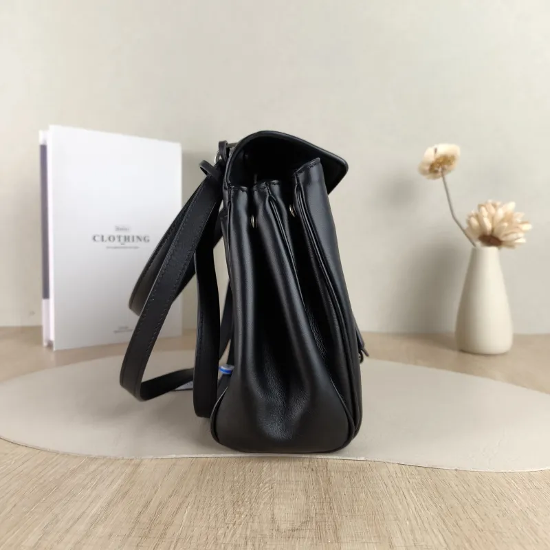 BALENCIAGA Crossbody Bag RODEO Black Calfskin Small 27 × 10 × 20 cm — detail view 8 of 12