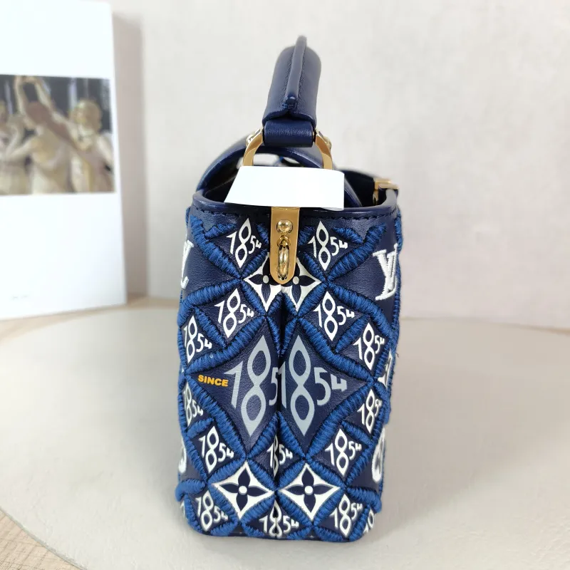 Louis Vuitton Crossbody Bag Capucines 1854 Calfskin Embroidered Mini 21 × 8 × 14 cm — detail view 8 of 12