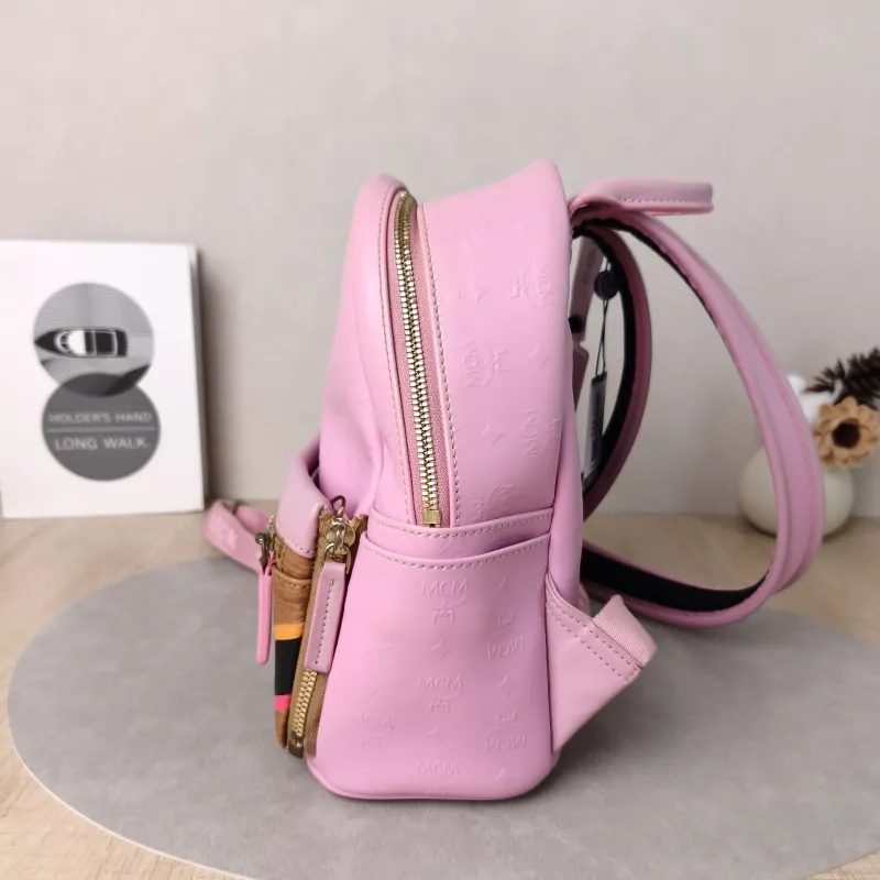 MCM Backpack Backpack Pink PVC One Size21 × 10 × 26 cm — detail view 2 of 13