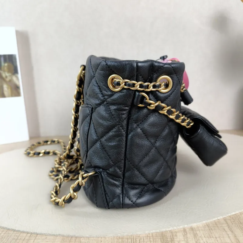 Chanel Backpack Backpack Black Calfskin Small16.5 × 12 × 16 cm — detail view 5 of 12
