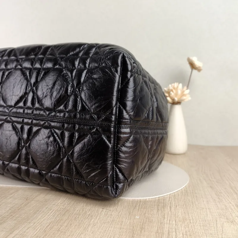DIOR Top Handle Bag TOUJOURS Black Calfskin Large 37 × 21 × 27 cm — detail view 2 of 10