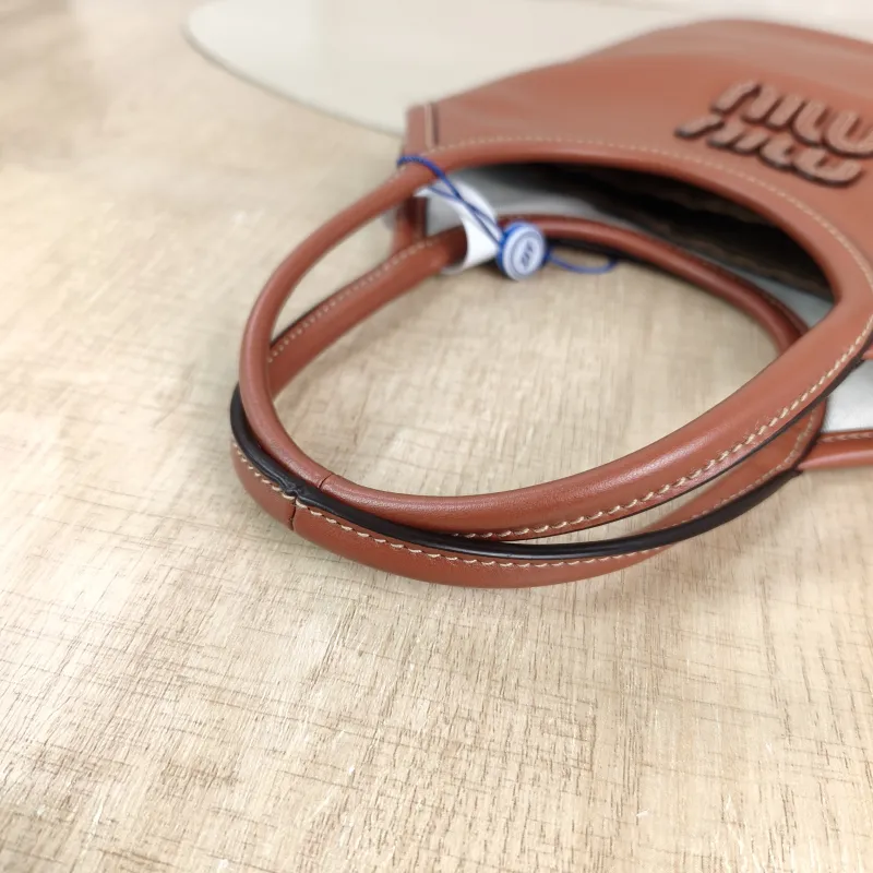 Miumiu Shoulder Bag IVY Tote Shopping Tote Calfskin Mini 20*24 — detail view 10 of 11