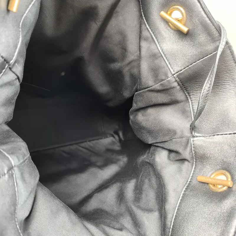 SAINT LAURENT Crossbody Bag JAMIE SHOPPING Shopping Tote Black SL ambskin Medium 35 × 10 × 35 cm — detail view 10 of 10