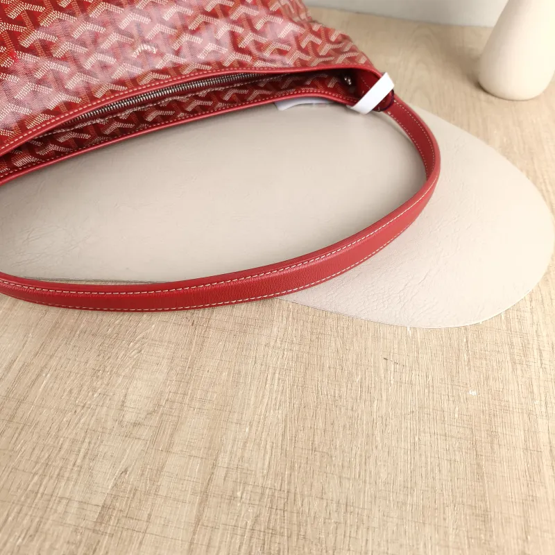 GOYARD Shoulder Bag Boheme Hobo​ Red PVC Small 43 × 14 × 27 cm — detail view 5 of 9