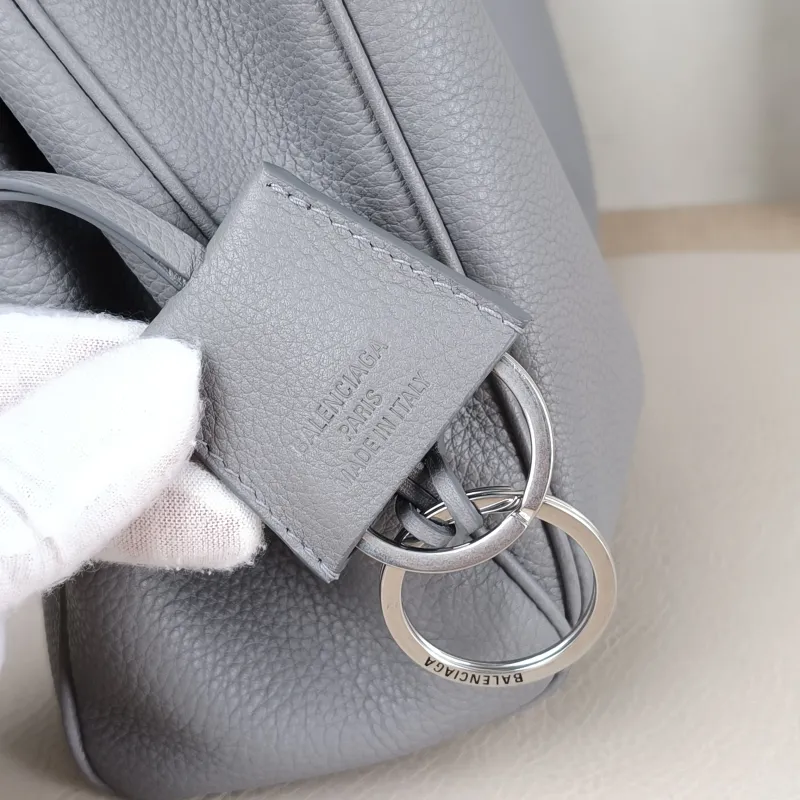 BALENCIAGA Crossbody Bag RODEO Grey Calfskin Small 27 × 10 × 20 cm — detail view 11 of 14