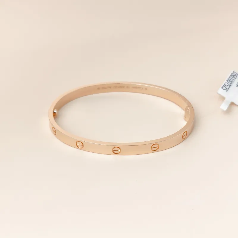 CARTIER Bangle Love Collection Bangle Rose Gold 18KR ose Gold Medium Edition 18