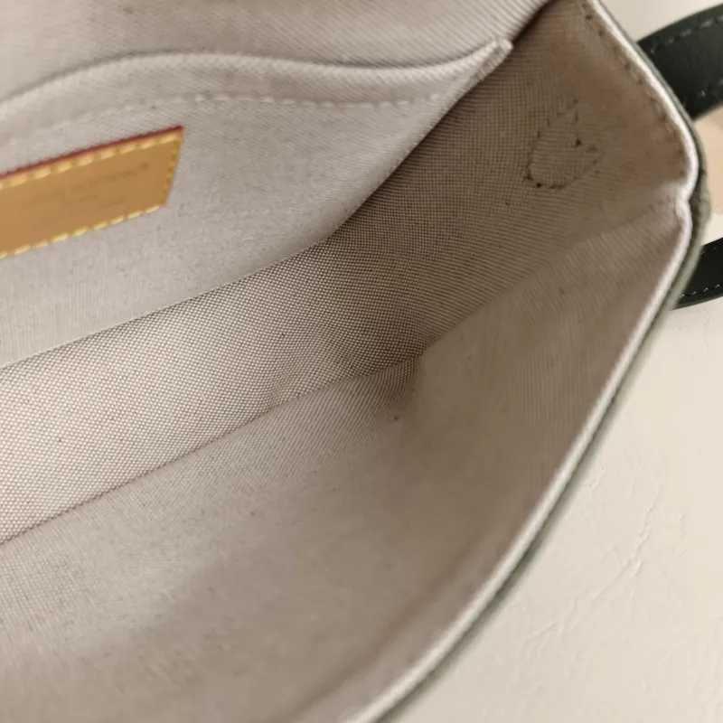 Louis Vuitton Crossbody Bag Satchel Messenger Bag Green PVC Mini 19.5 × 6 × 15 cm — detail view 10 of 12