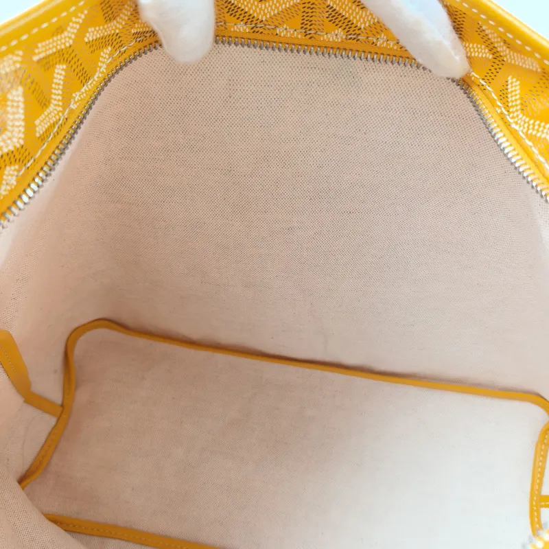 GOYARD Shoulder Bag Boheme Hobo​ Yellow PVC Small 43 × 14 × 27 cm — detail view 10 of 12