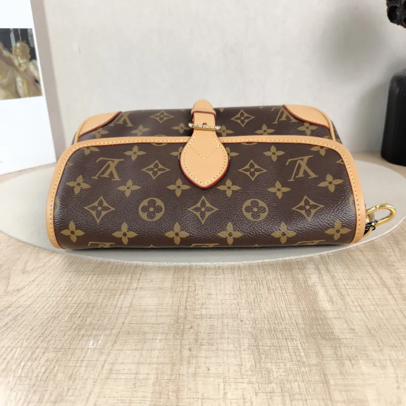 Louis Vuitton Crossbody Bag Diane Baguette Bag Shoulder Strap PVC Small24 × 9 × 15 cm — detail view 10 of 12