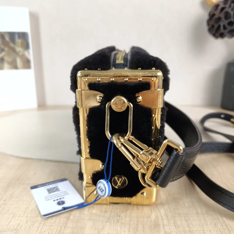 Louis Vuitton Crossbody Bag Side Trunk Box Black Small 19 × 7 × 12.5 cm — detail view 2 of 10
