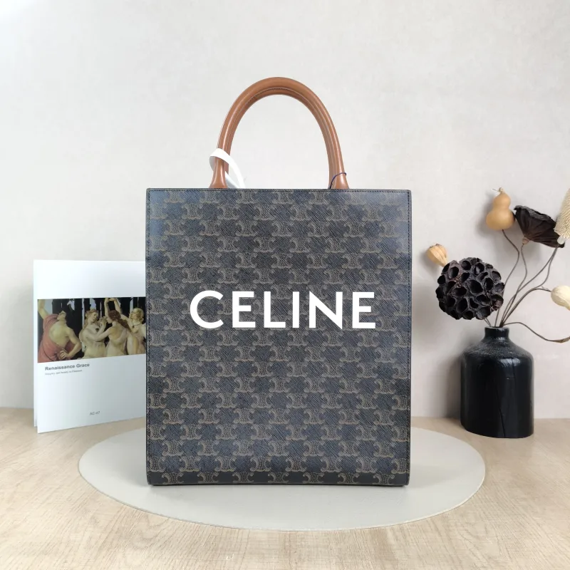 CELINE Crossbody Bag CABAS Monogram PVC Small28.5 × 8 × 33 cm