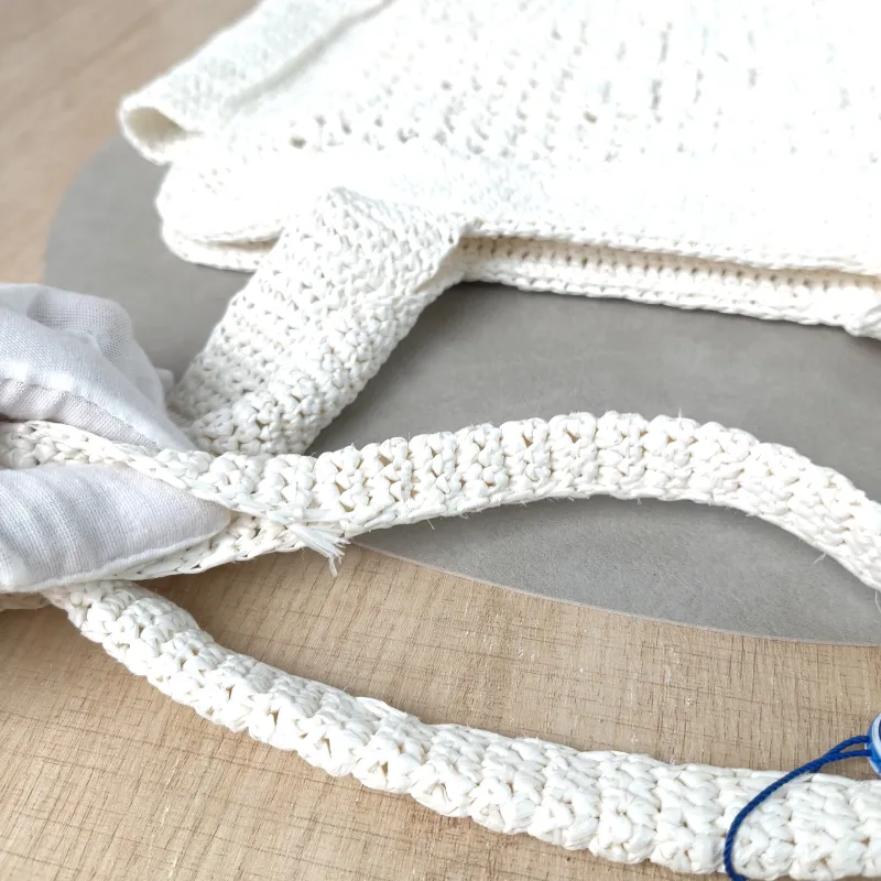 Miumiu Shoulder Bag Woven White Woven One Size36 × 9 × 37 cm — detail view 2 of 9