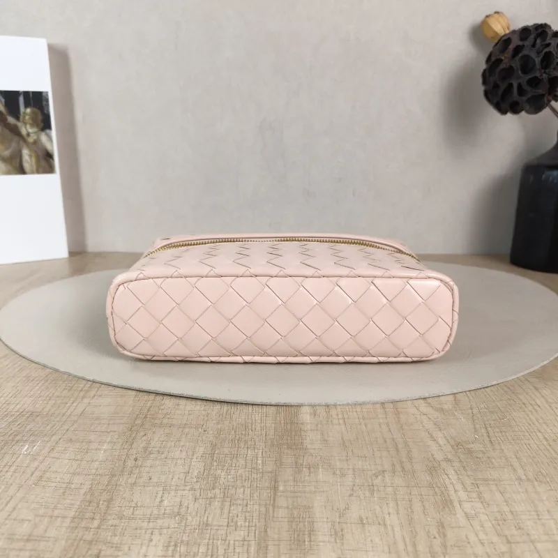 Bottega Veneta Crossbody Bag Bang Bang Cosmetic Bag Pink Calfskin 22 × 5.5 × 12.5 cm — cover view 5 of 5