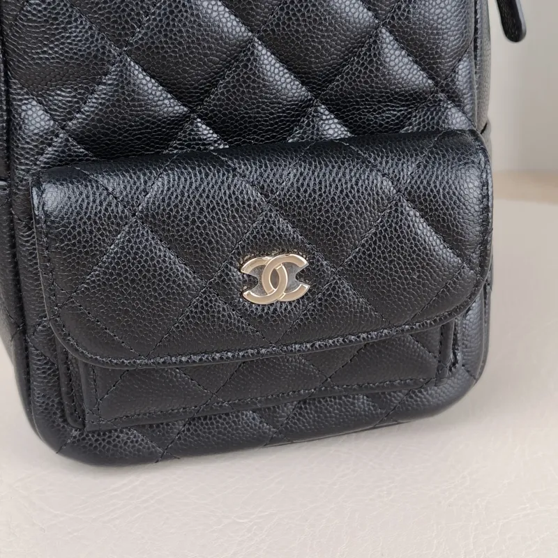 Chanel Backpack mini Backpack Collection Black Grained Calfskin One Size 13 × 9 × 18 cm — detail view 1 of 13