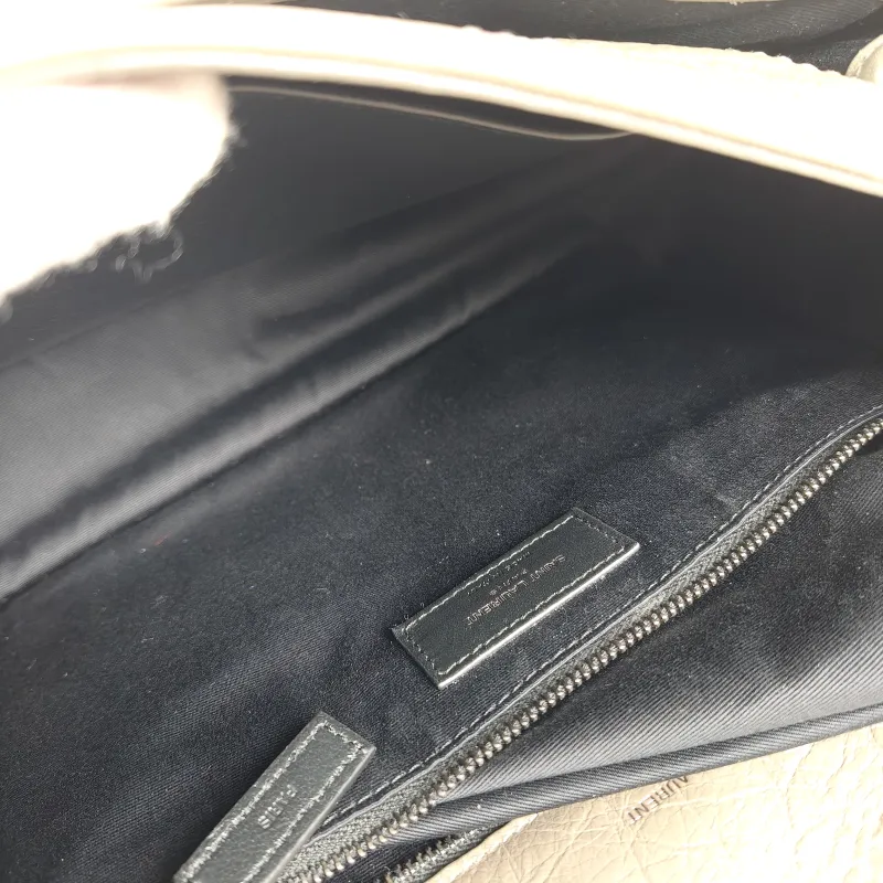 SAINT LAURENT Crossbody Bag Niki D Waxed Leather Medium 28 × 8.5 × 20 cm — detail view 11 of 12